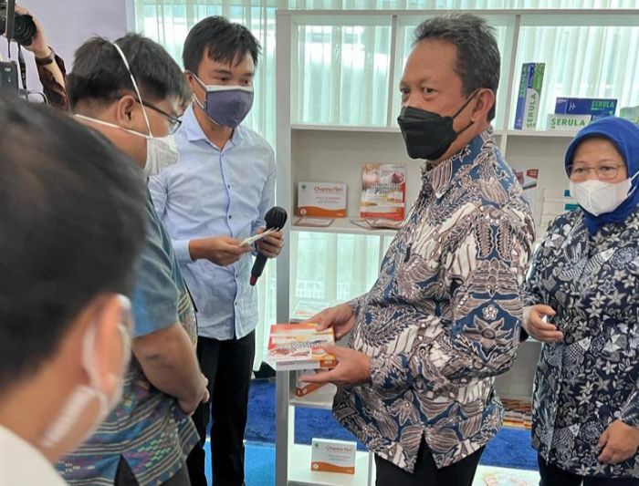 Inovasi Pembalut Luka Berbahan Alami Tuai Perhatian Menteri Kelautan dan Perikanan RI di Seaweed Fest 2021