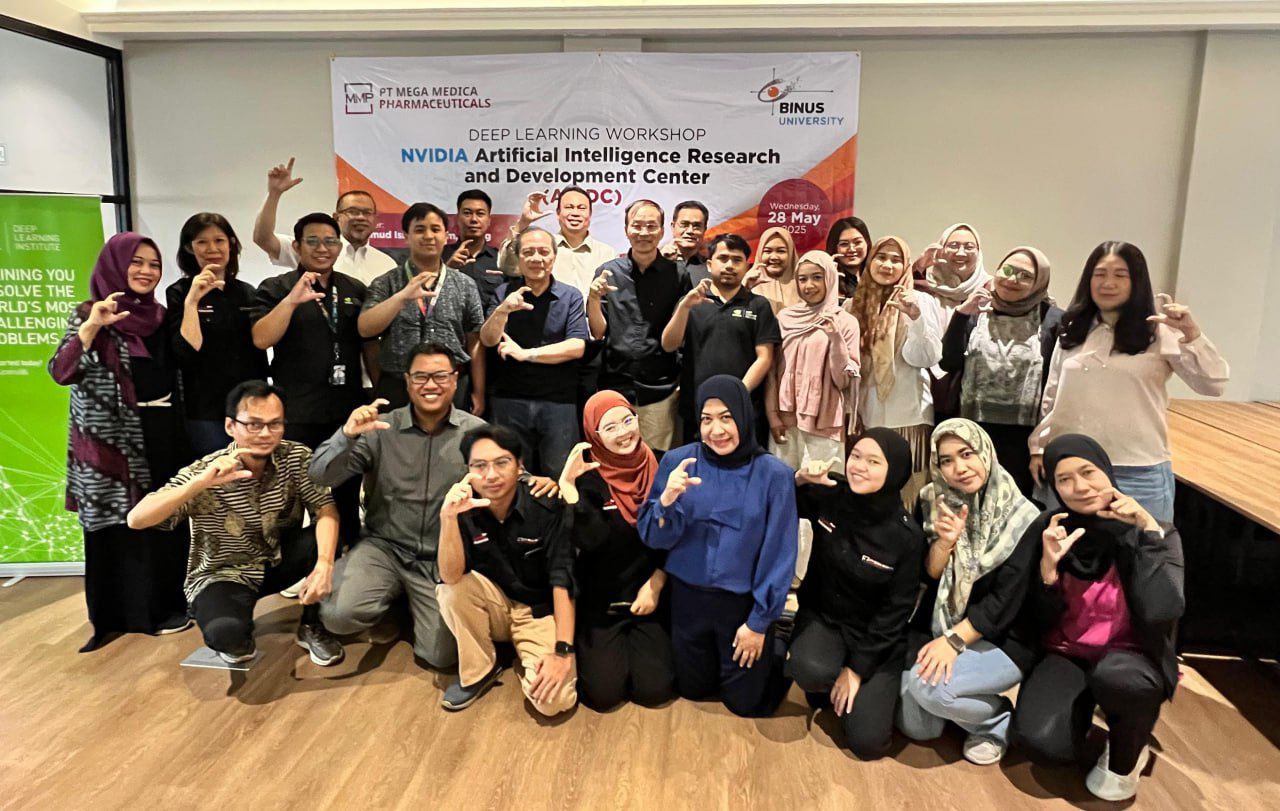Foto Bersama Workshop PT MMP x Binus tentang AI