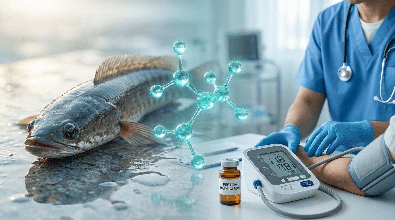 Gambar 1 - peptida ikan gabus untuk hipertensi