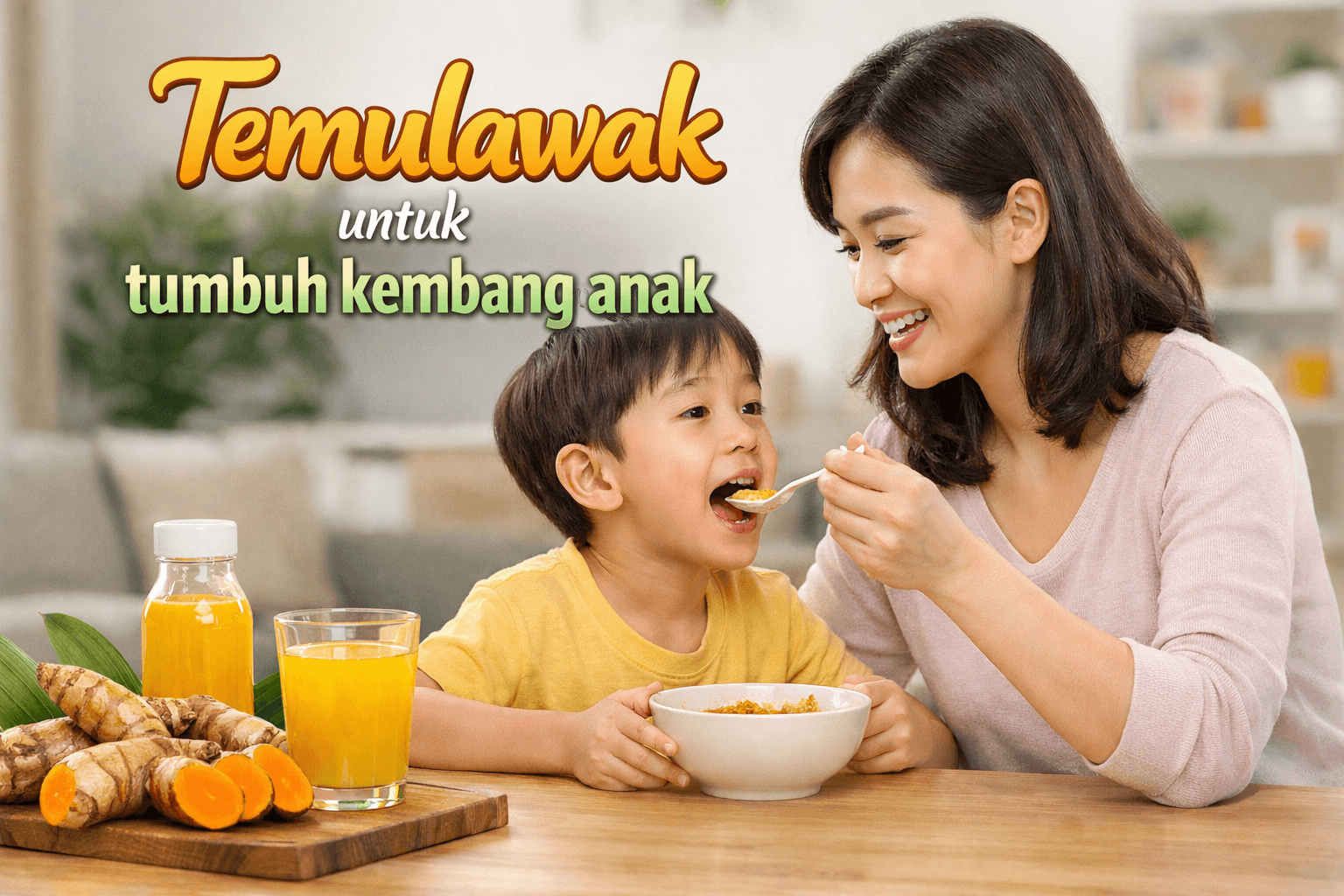 Gambar 1 - Temulawak untuk tumbuh kembang anak