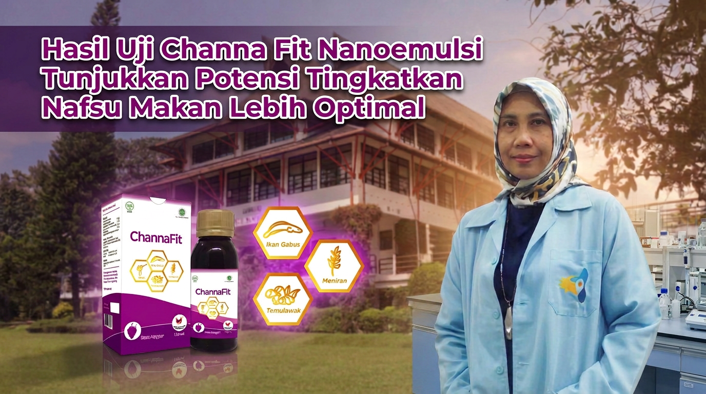 Gambar 1 - Hasil Uji Channa Fit Nanoemulsi Tunjukkan Potensi Tingkatkan Nafsu Makan Lebih Optimal