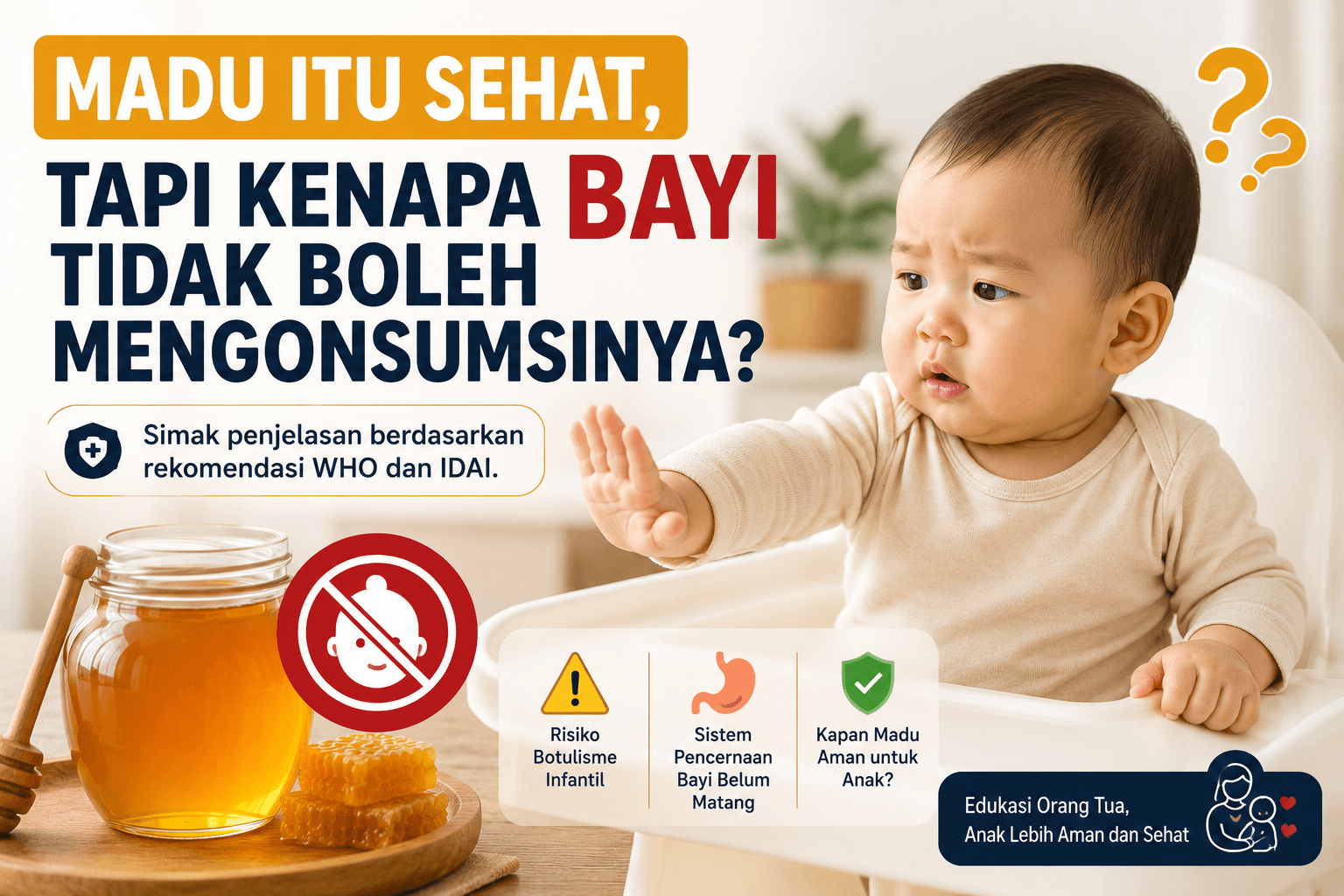 Gambar 2 - bolehkah bayi minum madu