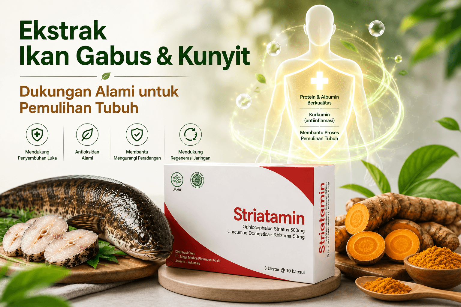 Gambar 3 - Ekstrak Ikan Gabus dan Kunyit