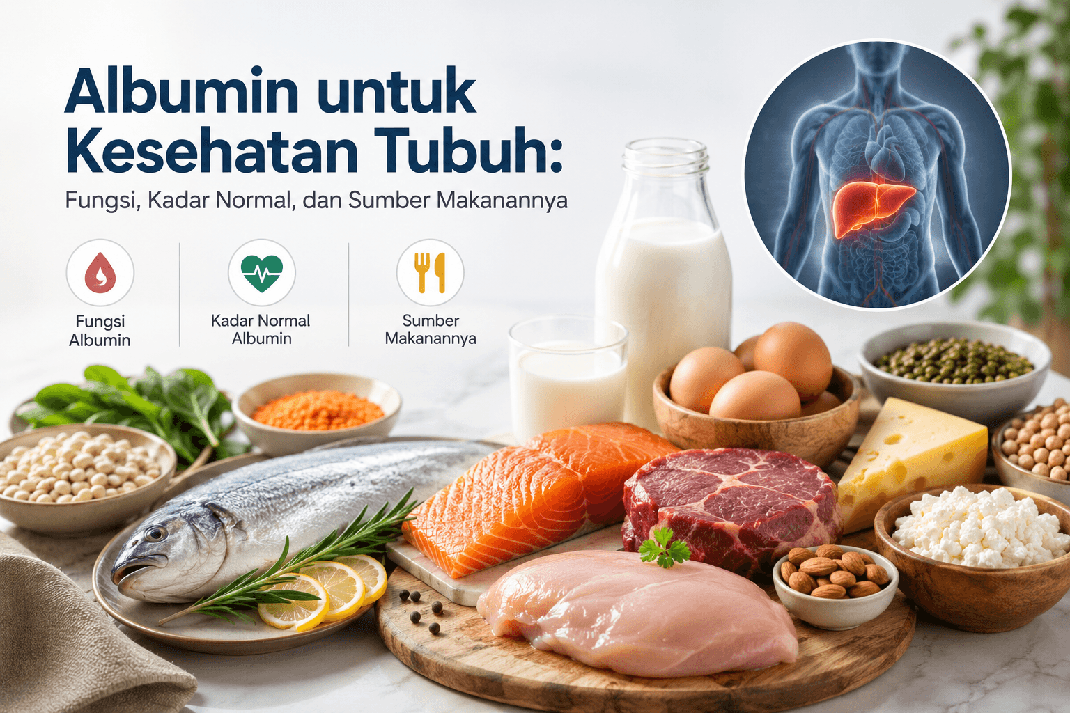 Gambar 2 - albumin untuk kesehatan tubuh